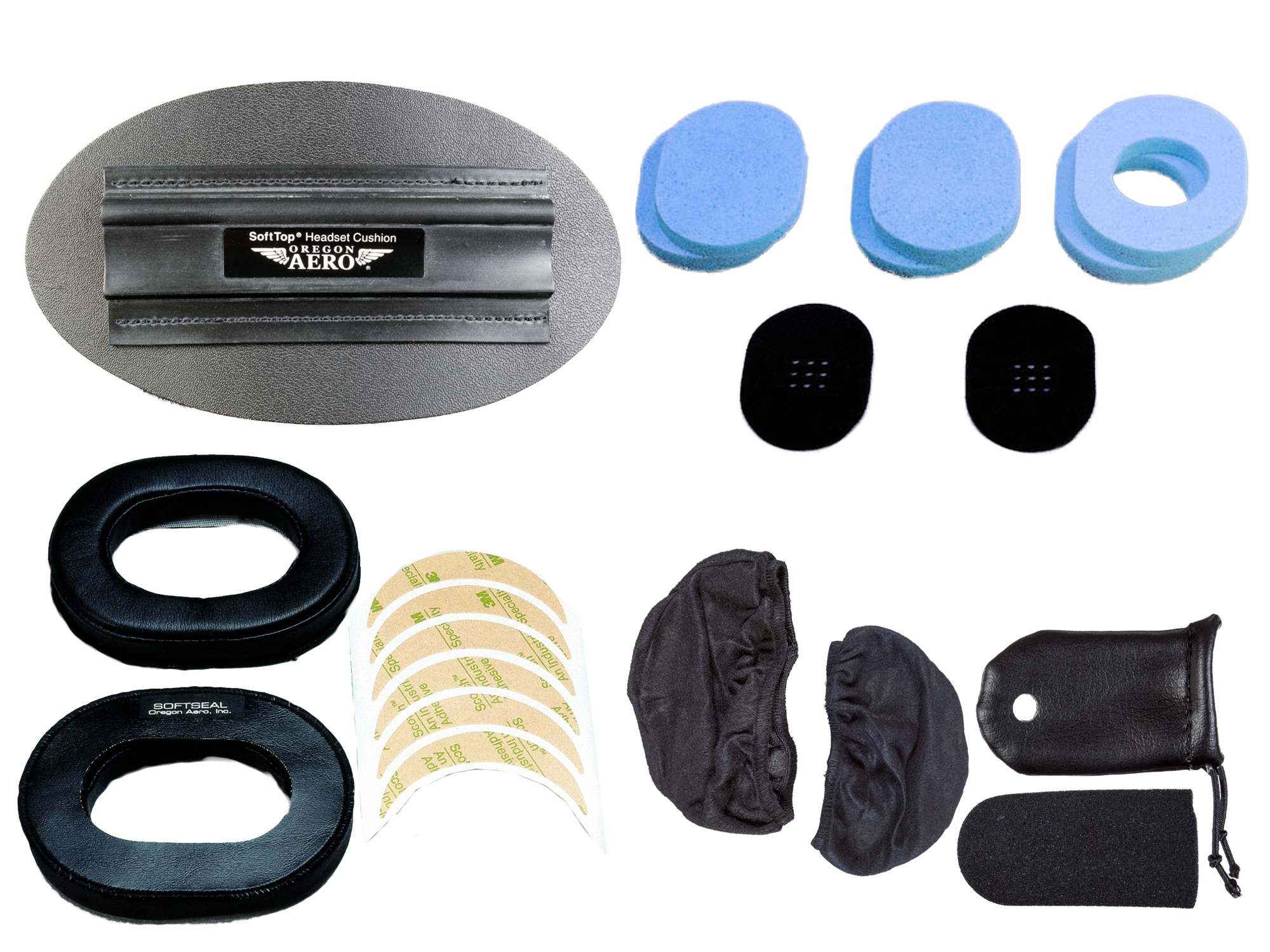 Oregon Aero BLSS Kit Replacement Chinstrap For PASGT Helmet - Black/OD Green, NIB